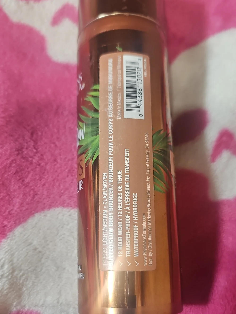 NWOT PHYSICIANS FORMULA LIGHT/MEDIUM  BUTTER GLOW  BODY BRONZER Light to medium
